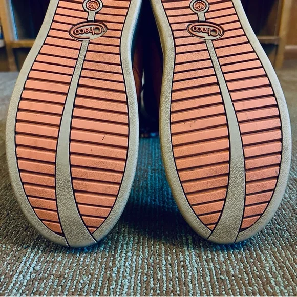 Chaco Brick Red Waterproof Suede Andorra Lace Up Boots, size 8.5 39.5 - Picture 12 of 13